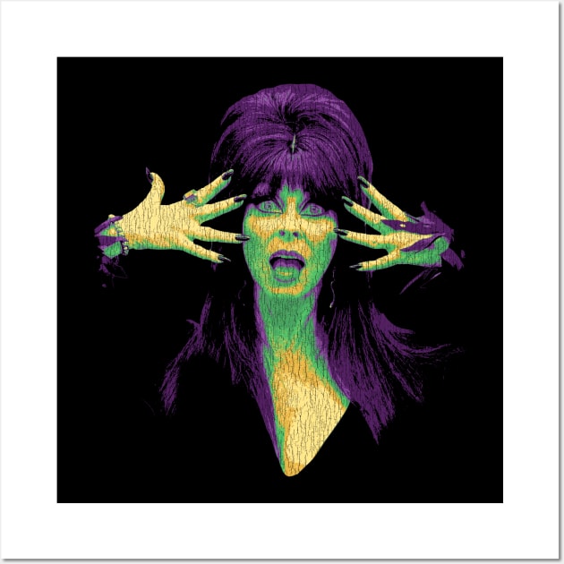 Elvira Horror Wall Art by sarsim citarsy